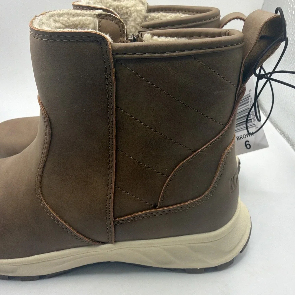New Khombu Dusk Women's All Weather Memory Foam Water Repellent Boots. Size 6.
